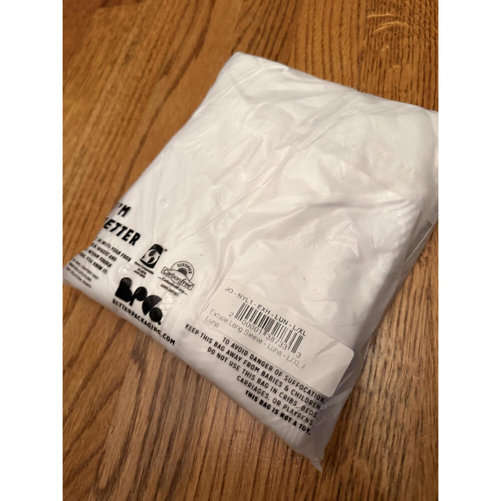 NWT! Joja Exhale Long Sleeve Quarter Zip Luna Size L/XL - Picture 5 of 5